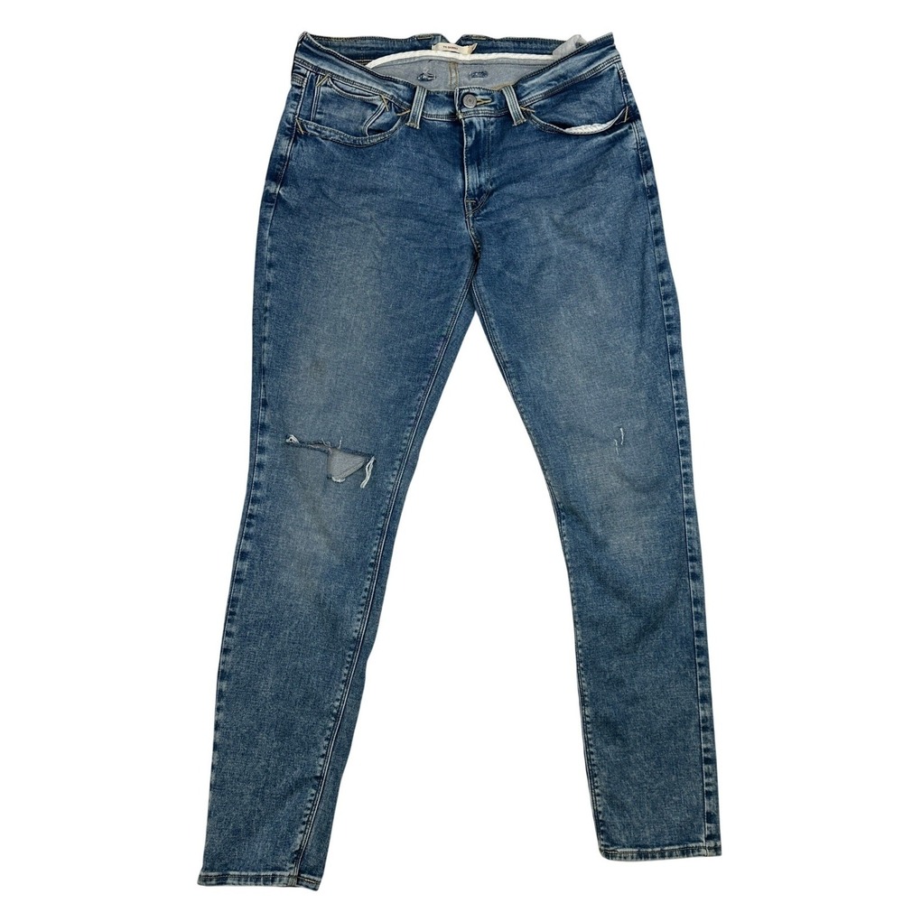 Levi's 711 Skinny Distressed Blue Jeans Women sisze 30